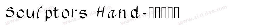 Sculptors Hand字体转换